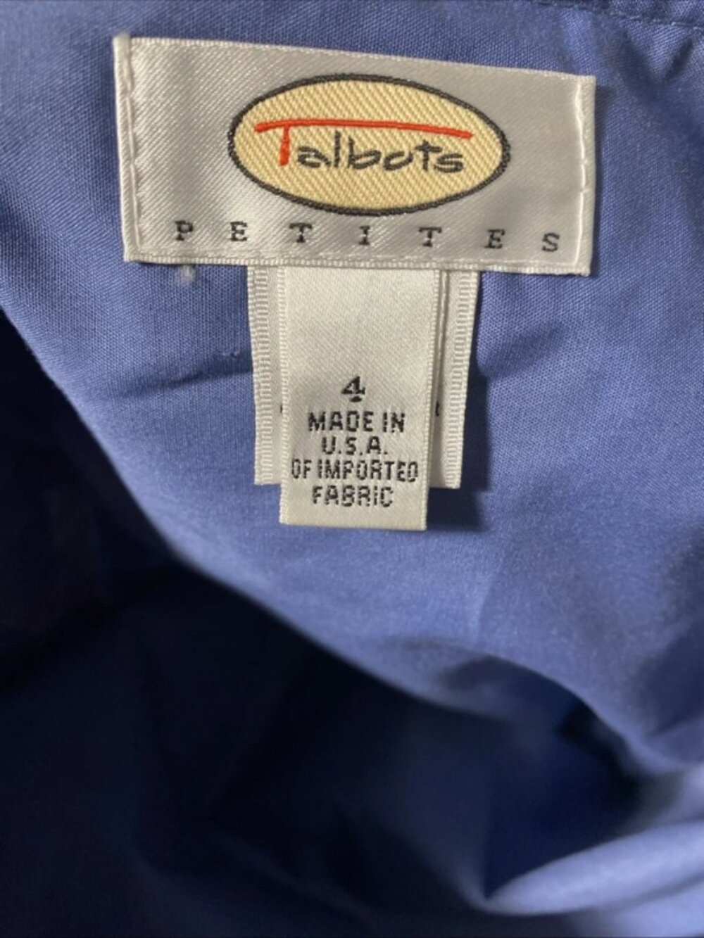 Talbots Skirt Womens Petite 4P Multicolor Lined Abstract Artsy Vintage USA - Picture 3 of 4